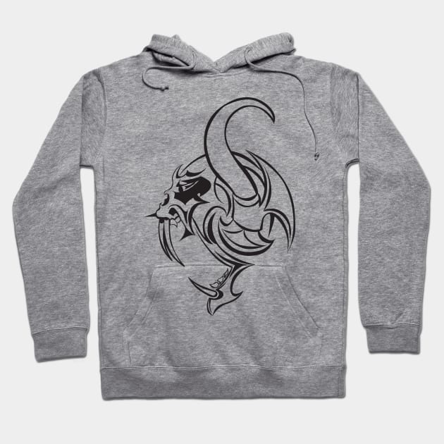 Monster Tattoo Art Hoodie by Morphart